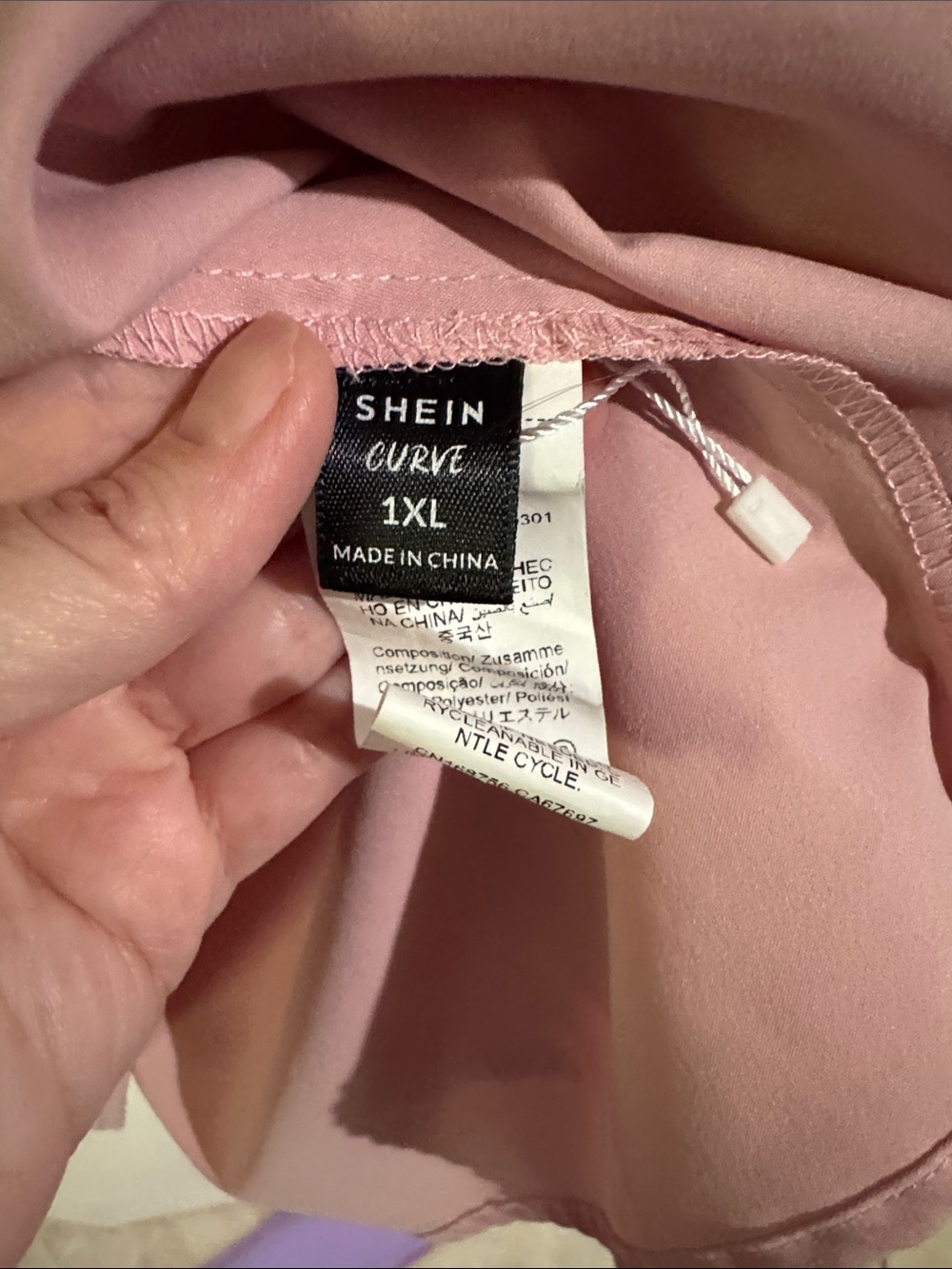 Pink Button-Front Sundress with Pockets - Picture 2 of 4